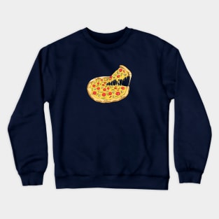 melted pizza Crewneck Sweatshirt